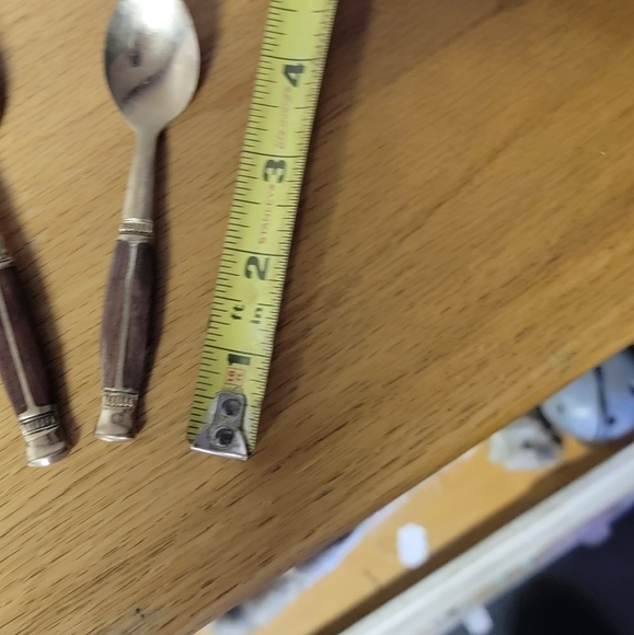 Mini Spoons with wood handle ~ made in Thailand - Picture 2 of 8